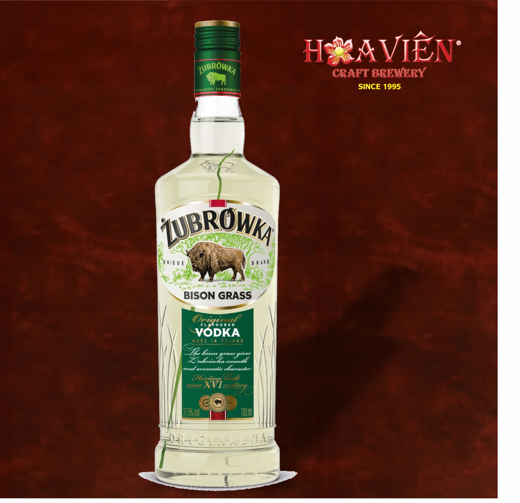 ZUBROWKA BISON GRASS VODKA 0.5L